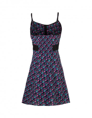 Cotton dress with sixties print