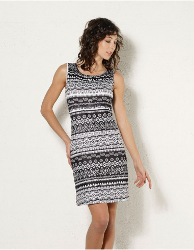 Knitted 95% polyester 5% elastane dress