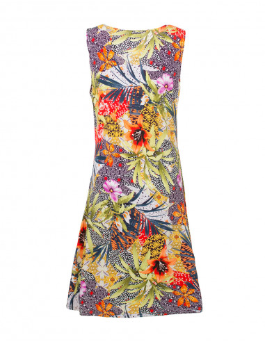 Dress with botanic print