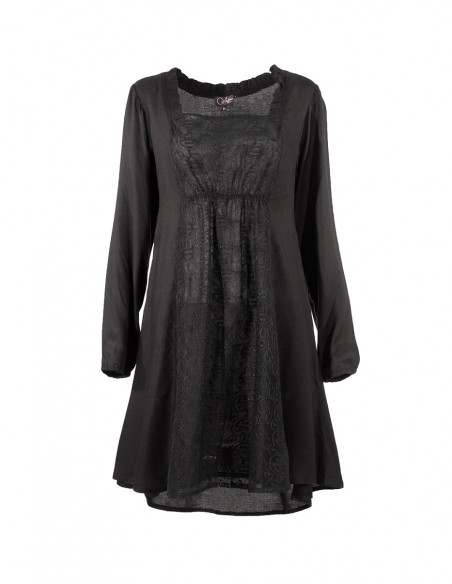 Rayon dress with lining