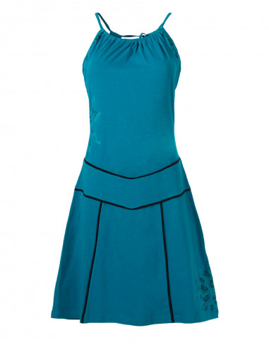 Knitted 97% cotton 3% spandex dress