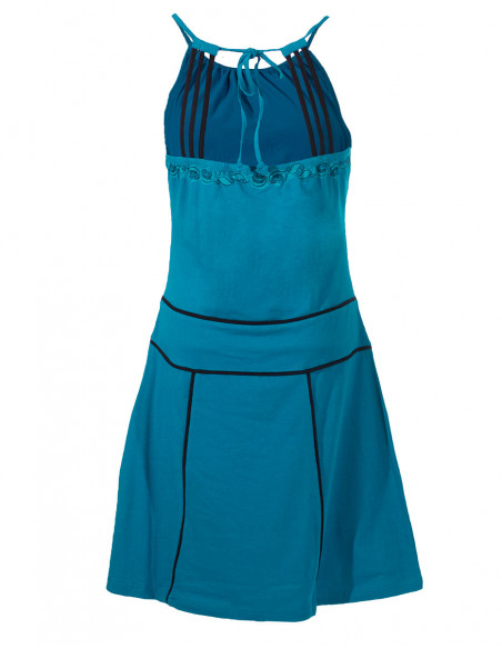 Knitted 97% cotton 3% spandex dress