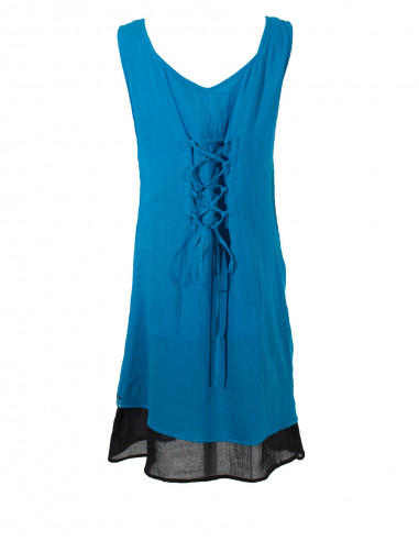 Robe Coton Brodee Doublee