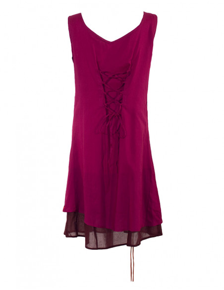 Robe Coton Brodee Doublee