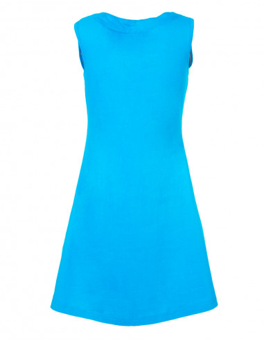 Knitted cotton sleeveless dress