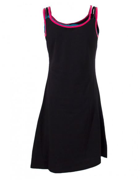 Knitted 97% cotton 3% spandex dress