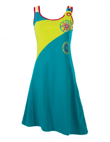 Knitted 97% cotton 3% spandex dress