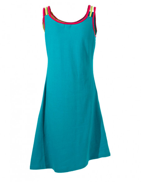 Knitted 97% cotton 3% spandex dress