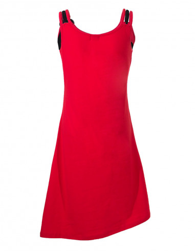 Knitted 97% cotton 3% spandex dress