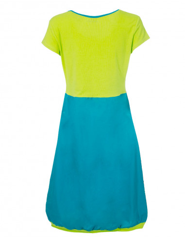 Robe Coton Manches Courtes Motif Place