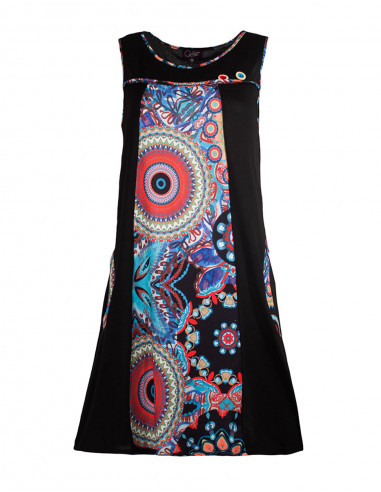 Robe maille sans manches