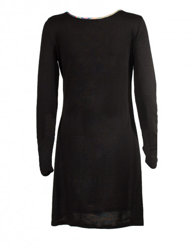 Robe maille manches longues