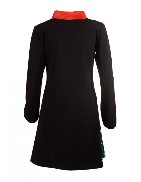 Robe maille manches longues