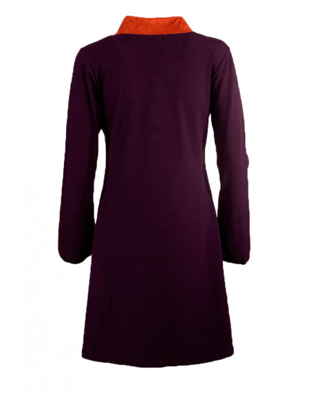 Robe maille manches longues