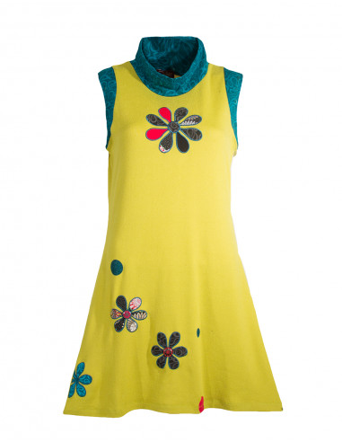 Robe maille sans manches