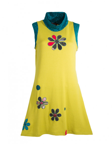 Robe maille sans manches