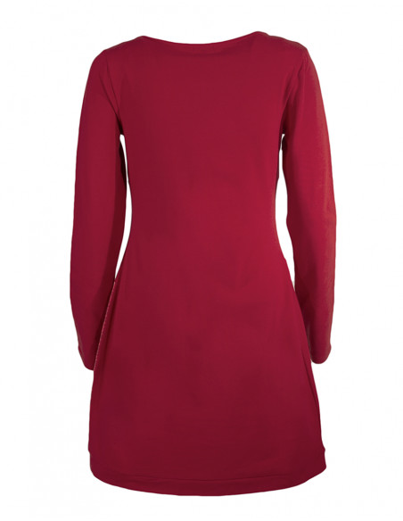 Robe maille patchwork