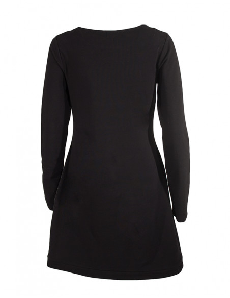 Robe maille patchwork