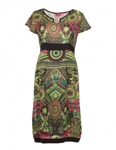 Robe courte effet boule doublée