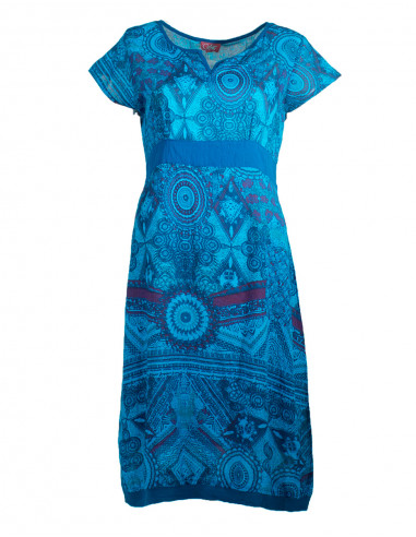 Robe courte effet boule doublée