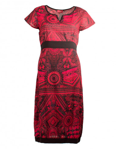 Robe courte effet boule doublée