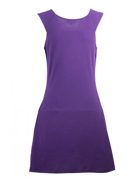 Robe courte col bénitier