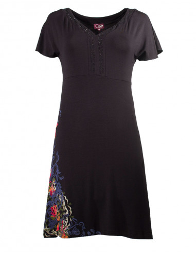 Robe manches courtes