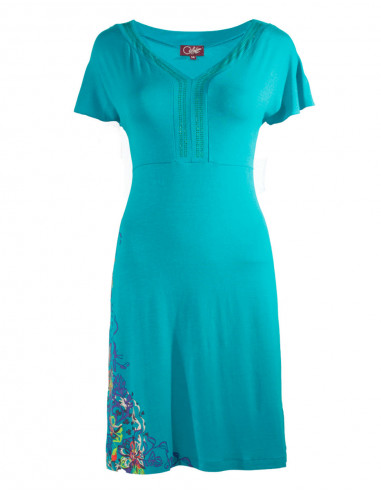Robe manches courtes