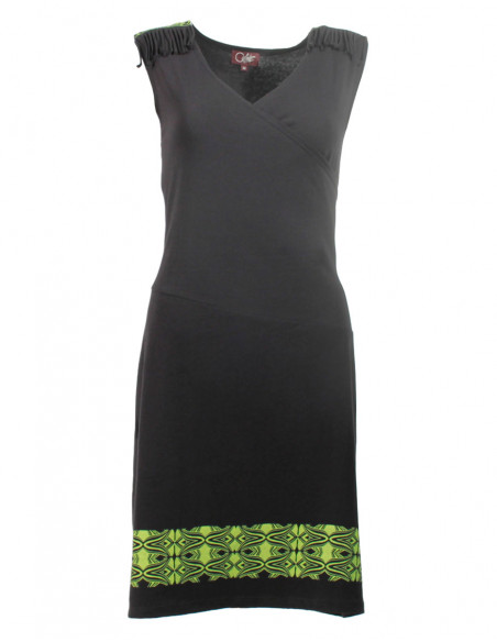 Robe courte effet cache coeur