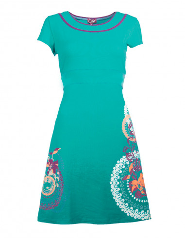 Robe manches courtes