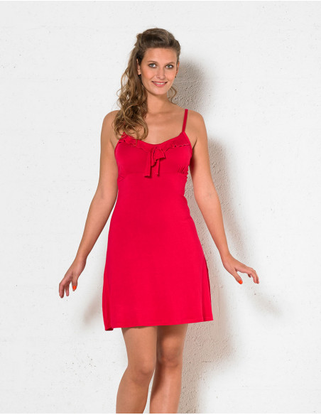 Robe unie glamour