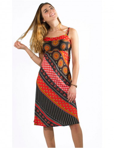 Robe courte imprimée