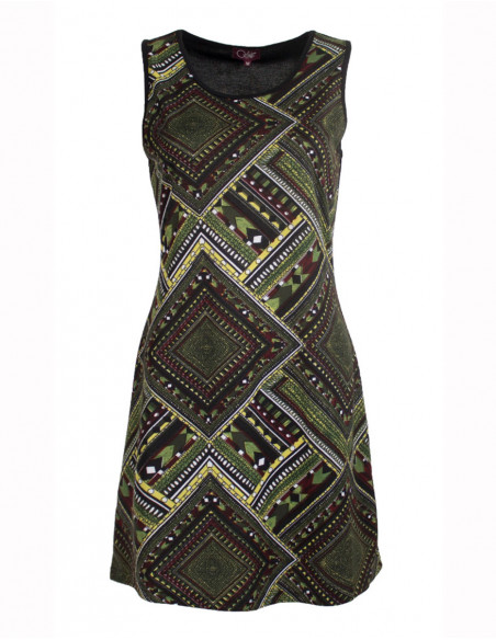 Robe courte imprimée