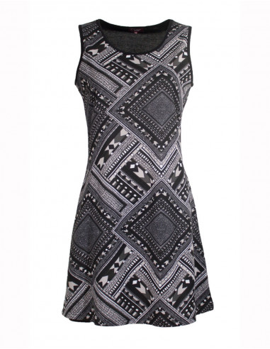 Robe courte imprimée