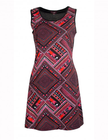 Robe courte imprimée