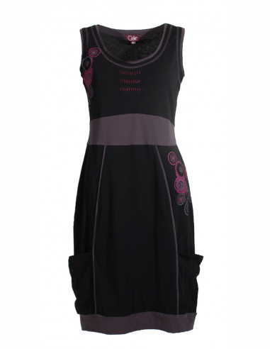 Robe boule sans manches