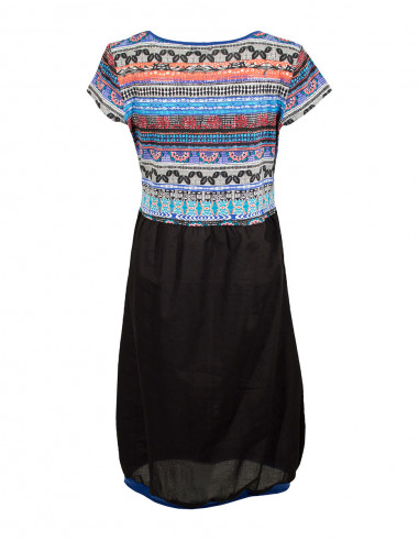 Robe courte effet ballon