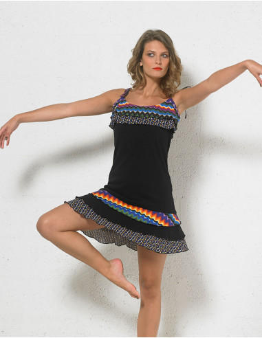 Knitted cotton minidress