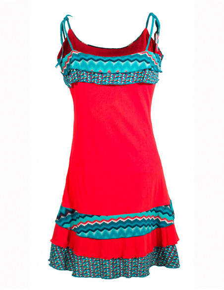 Knitted cotton minidress