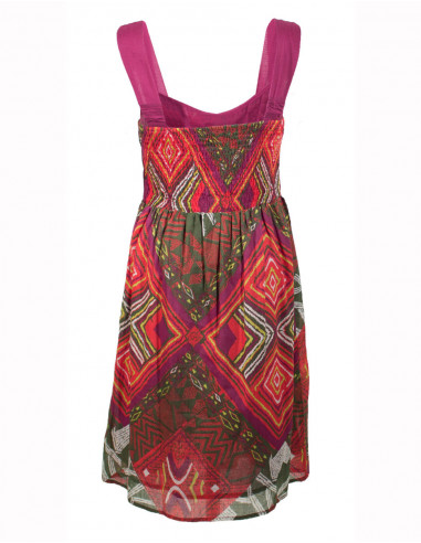 Robe courte à bretelle doublée