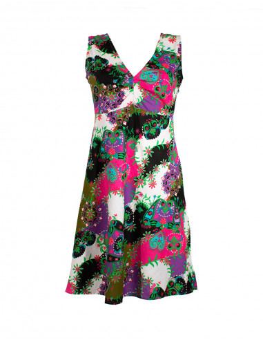 Cotton dress printed