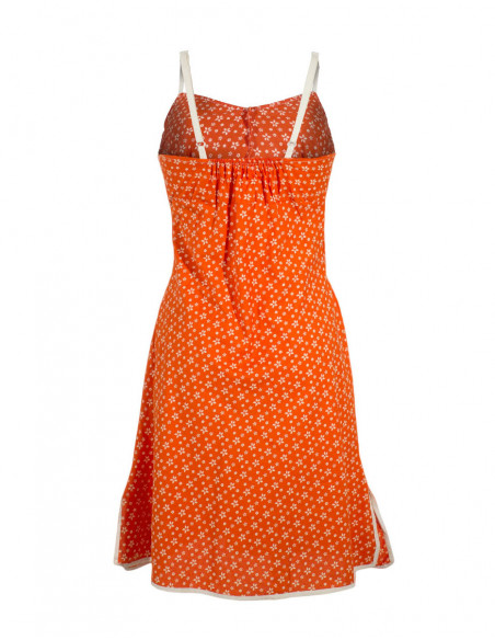 Minirobe coton dos nu