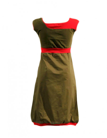 Robe courte effet ballon