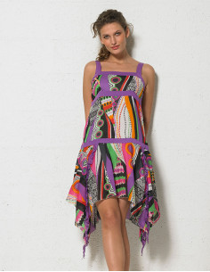 Cotton printed dress