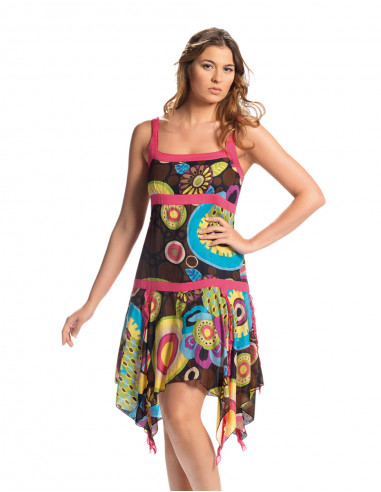 Cotton printed dress