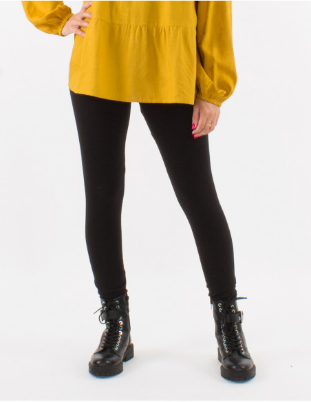 Knitted 95% cotton 5% elastane plain legging
