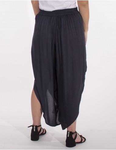 Pantalon Dhoti Viscose Unie