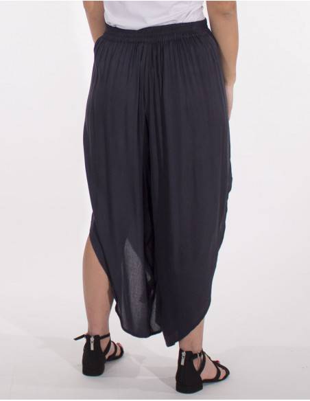 Pantalon Dhoti Viscose Unie