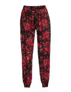 Pantalon Viscose Bas Smocke Imprime Rock 2