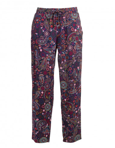 Pantalon Viscose Twill Imprime Jaipur